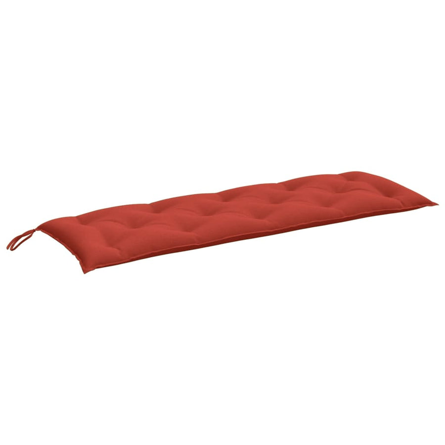 Tuinbankkussen 150x50x7 cm stof gemêleerd rood