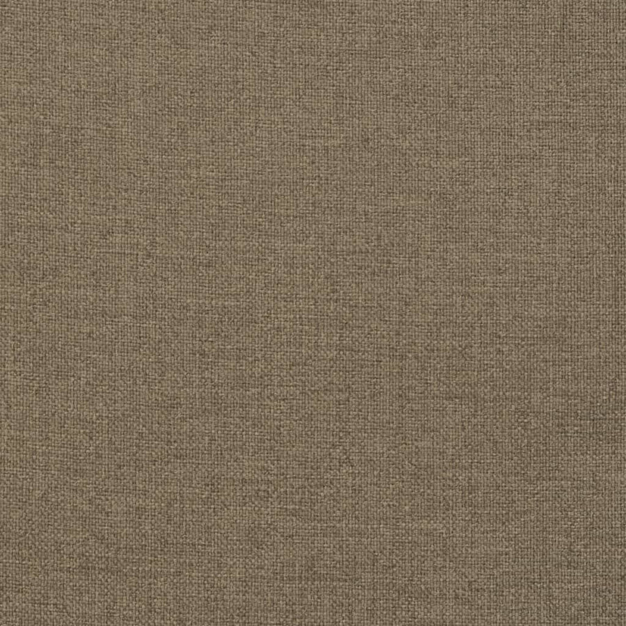 Tuinbankkussen 150x50x7 cm stof gemêleerd taupe