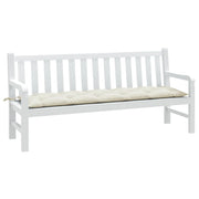 Tuinbankkussen 180x50x7 cm gemêleerd crèmekleurig