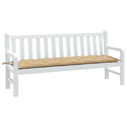 Tuinbankkussen 180x50x7 cm gemêleerd beige