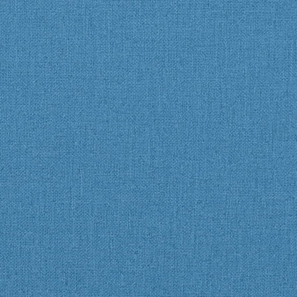 Tuinbankkussen 180x50x7 cm stof gemêleerd blauw