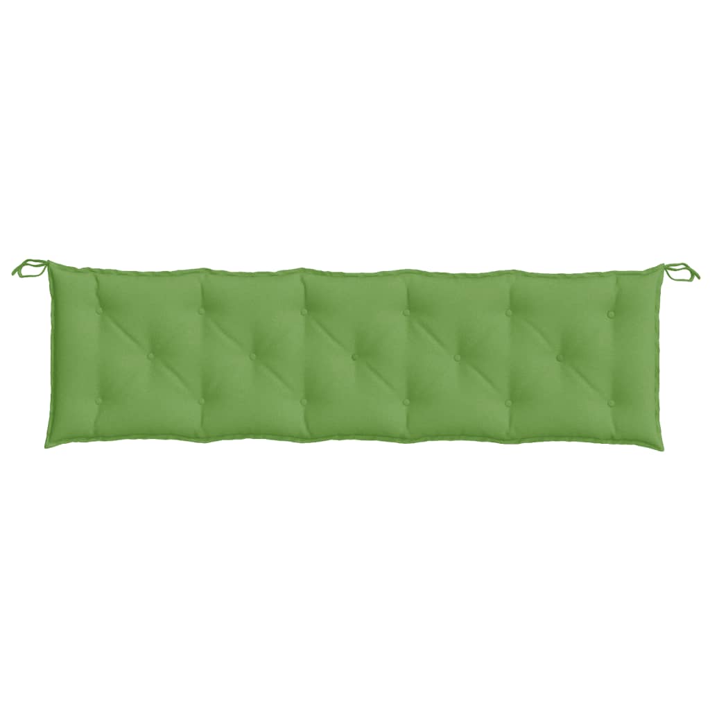 Tuinbankkussen 180x50x7 cm stof gemêleerd groen