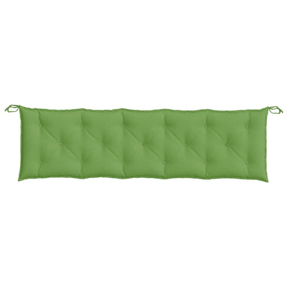 Tuinbankkussen 180x50x7 cm stof gemêleerd groen