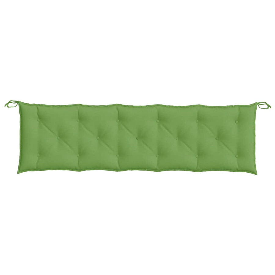 Tuinbankkussen 180x50x7 cm stof gemêleerd groen