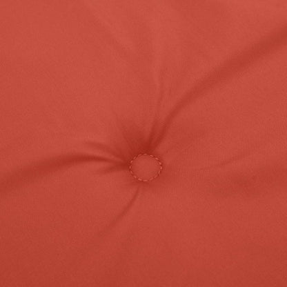 Tuinbankkussen 180x50x7 cm stof gemêleerd rood