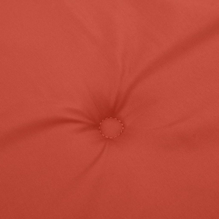 Tuinbankkussen 180x50x7 cm stof gemêleerd rood