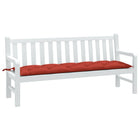 Tuinbankkussen 180x50x7 cm gemêleerd rood