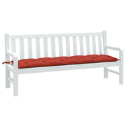 Tuinbankkussen 180x50x7 cm gemêleerd rood
