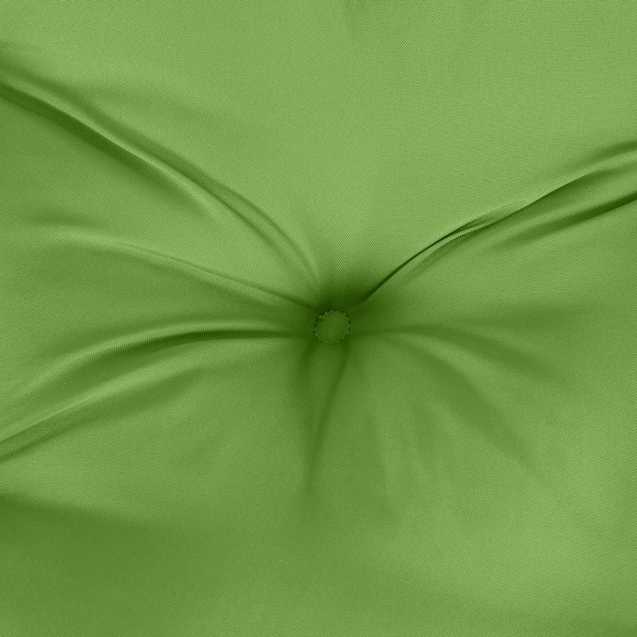 Tuinbankkussens 2 st 100x50x7 cm stof gemêleerd groen