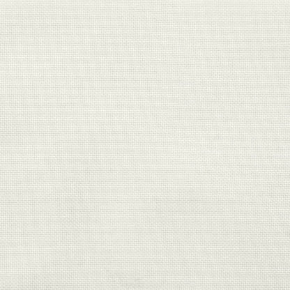 Tuinbankkussens 2 st 120x50x7 cm stof gemêleerd crèmekleurig