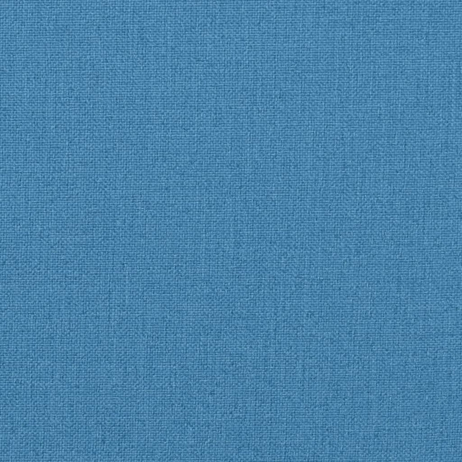 Tuinbankkussens 2 st 180x50x7 cm stof gemêleerd blauw