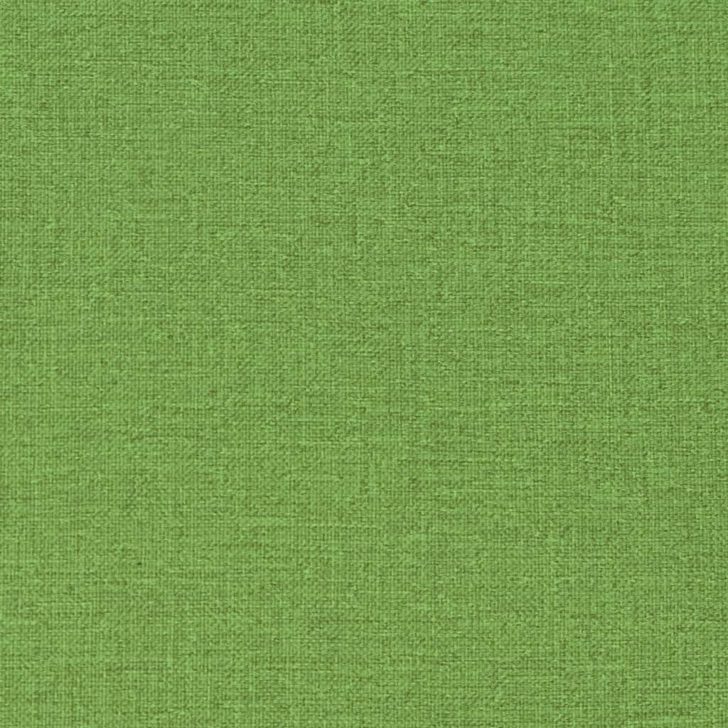 Tuinbankkussens 2 st 180x50x7 cm stof gemêleerd groen