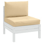 Palletkussens 2 st gemêleerd beige 60x60x10 cm 60x38x13 cm