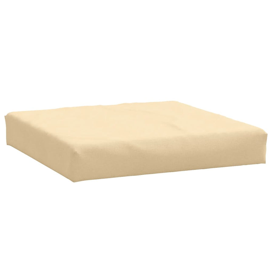 Palletkussens 3 st stof gemêleerd beige