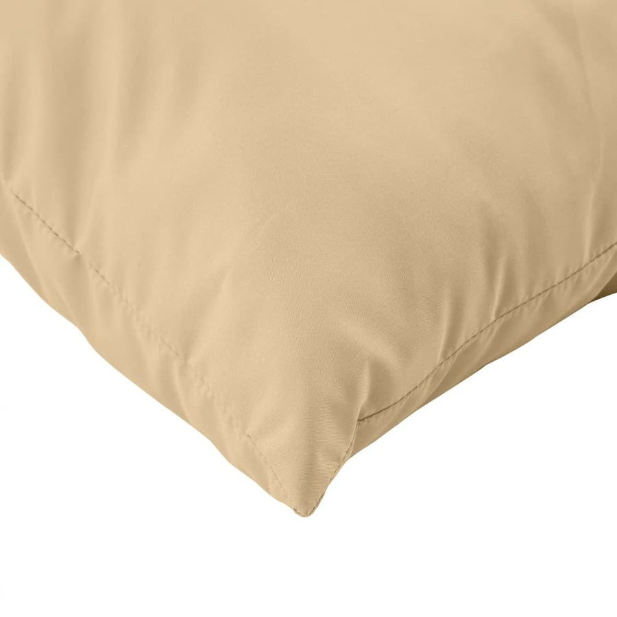 Palletkussens 3 st stof gemêleerd beige