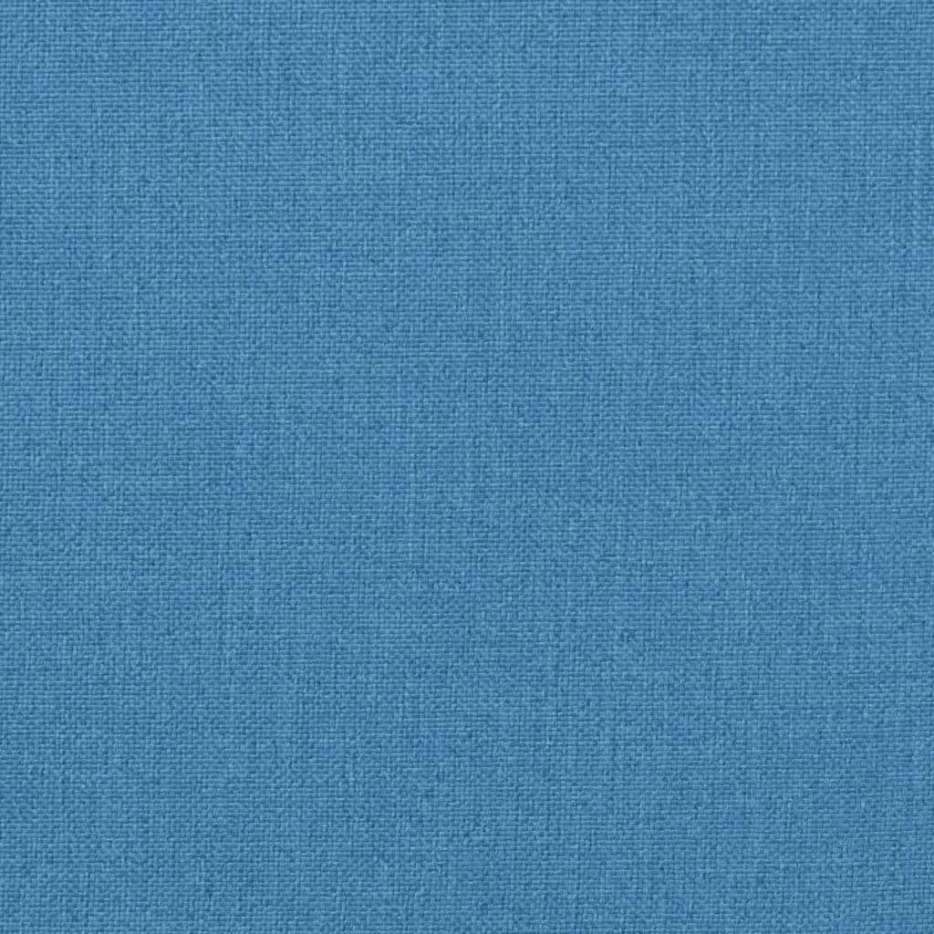 Palletkussens 3 st stof gemêleerd blauw