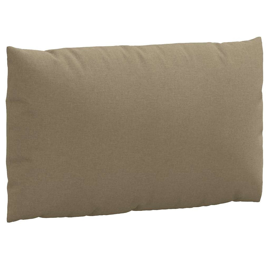 Palletkussens 3 st stof gemêleerd taupe