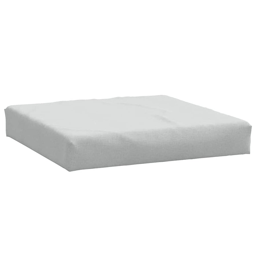 Palletkussen 60x60x9,5 cm stof gemêleerd lichtgrijs