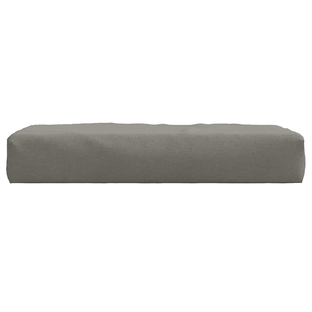 Palletkussen 60x60x9,5 cm stof gemêleerd donkergrijs