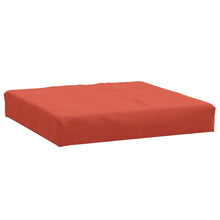 Palletkussen 60x60x10 cm stof gemêleerd rood