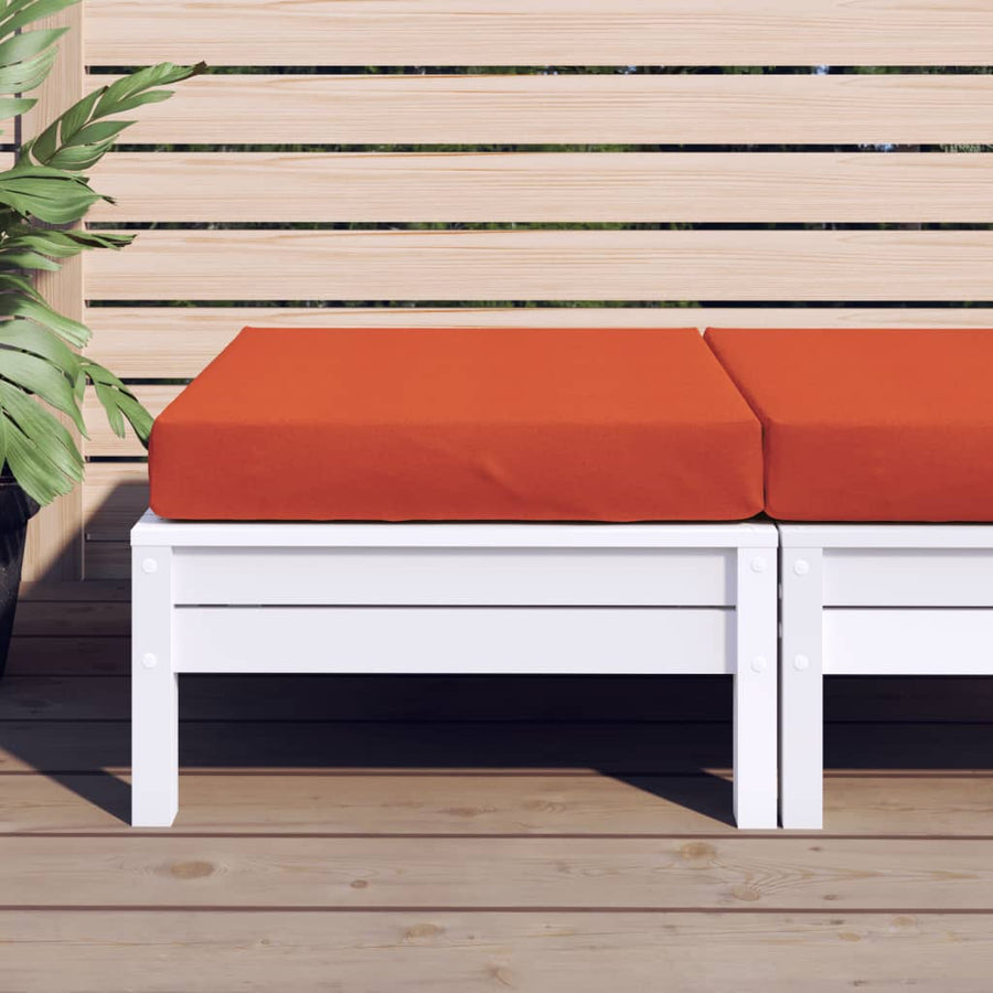 Palletkussen 60x60x10 cm stof gemêleerd rood
