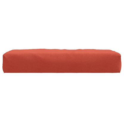 Palletkussen 60x60x10 cm stof gemêleerd rood