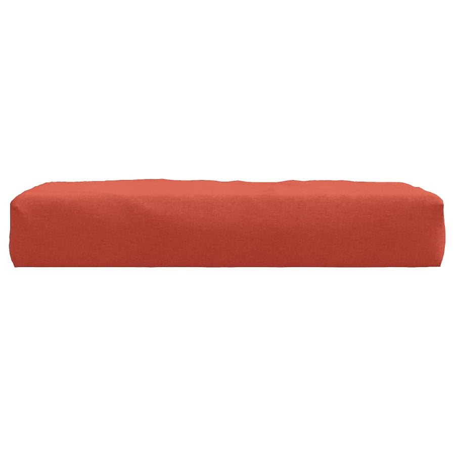 Palletkussen 60x60x10 cm stof gemêleerd rood
