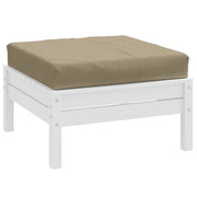 Palletkussen 60x60x9,5 cm gemêleerd taupe