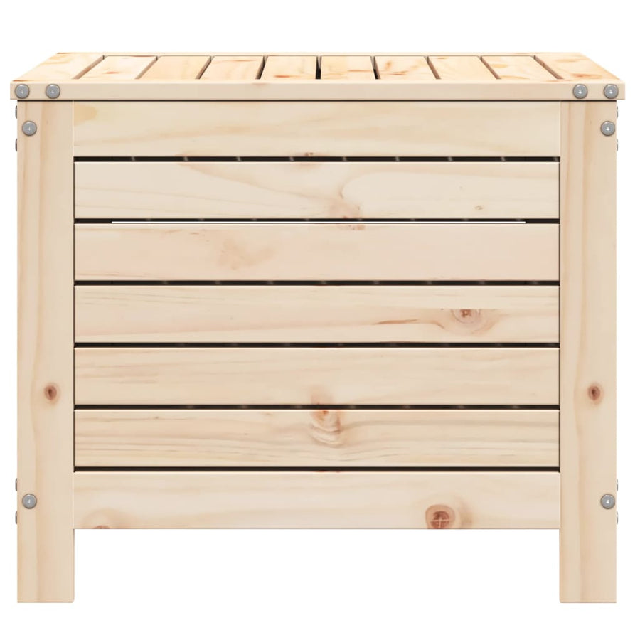 Tuinvoetenbank 62x63,5x53,5 cm massief grenenhout