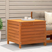 Tuinvoetenbank massief grenenhout 62x63,5x53,5 cm wasbruin