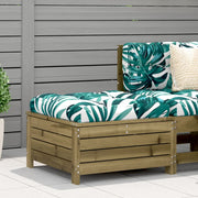 Voetenbank tuin 62x63.5x32 cm geïmpregneerd grenenhout