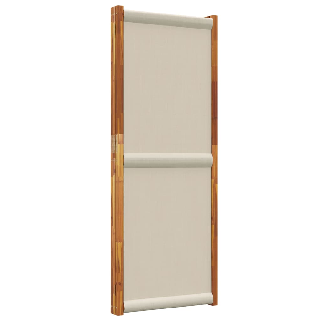 Kamerscherm met 3 panelen 210 x 180 cm Lichtgrijs