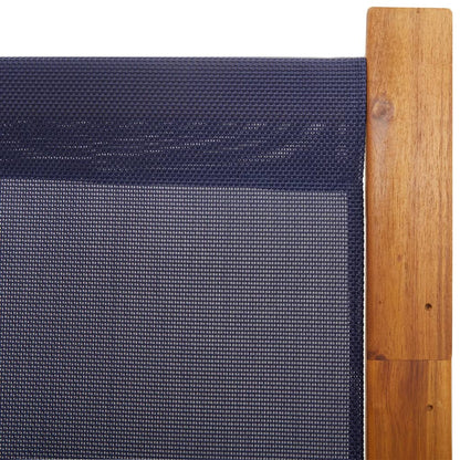 Kamerscherm met 6 panelen 420 x 180 cm Donkerblauw
