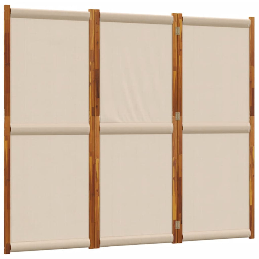 Kamerscherm met 3 panelen 210x180 cm taupe 210 x 180 cm Taupe