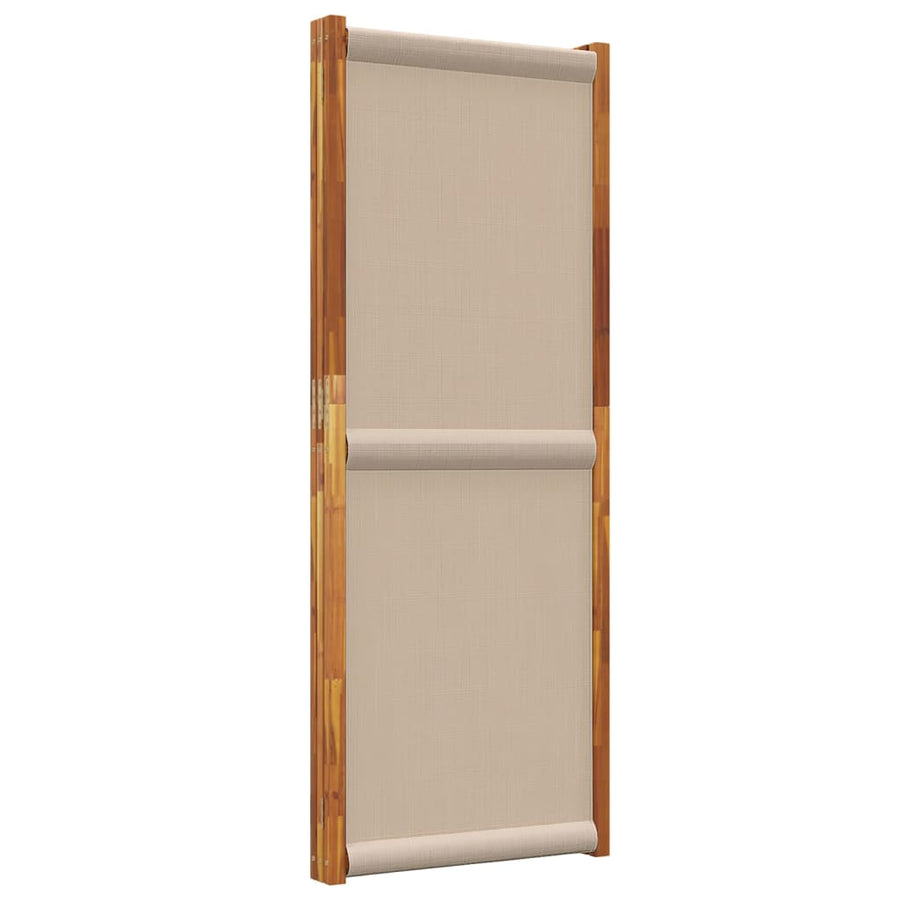 Kamerscherm met 3 panelen 210x180 cm taupe 210 x 180 cm Taupe
