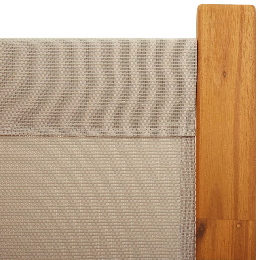 Kamerscherm met 6 panelen 420 x 180 cm Taupe