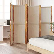 Kamerscherm 420x180 cm massief acaciahout taupe