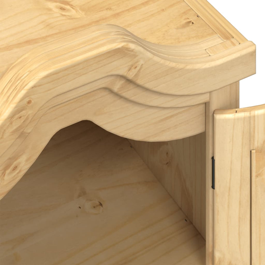 Kledingkast Corona 55x52x170 cm massief grenenhout