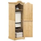 Wardrobe Corona 55x52x170 cm solid pine wood