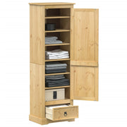 Kledingkast massief grenenhout 55x38x170 cm