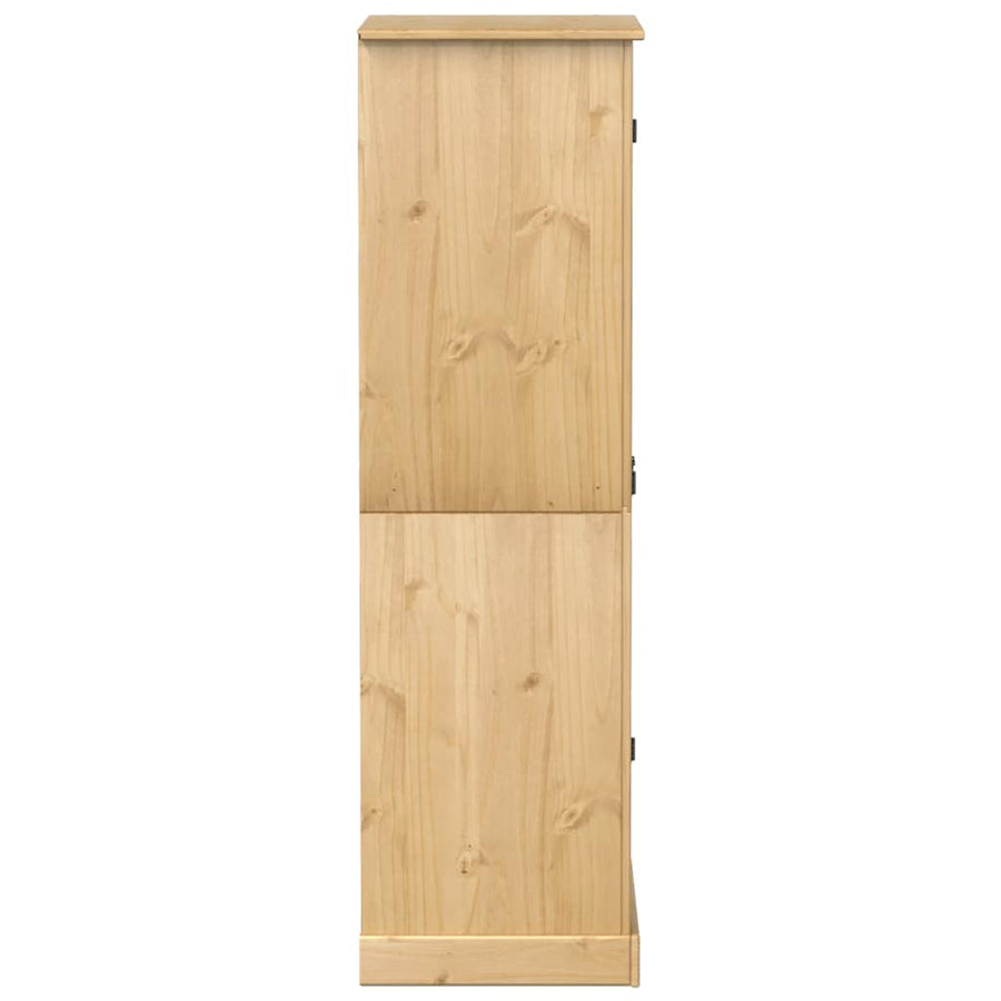 Kledingkast Corona 76x50x170 cm massief grenenhout