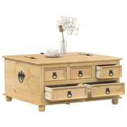 Opbergbox grenenhout 90x78x45 cm honingbruin
