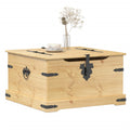 Storage box Corona 78x78x45 cm solid pine