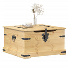 Storage box Corona 78x78x45 cm solid pine