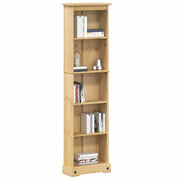 Boekenkast 46x20x170 cm massief grenenhout