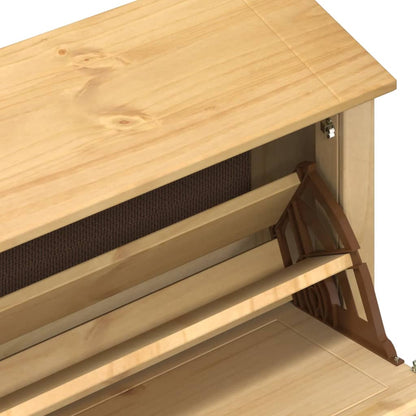 Schoenenkast Corona 99x32x47 cm massief grenenhout