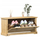 Shoe cabinet Corona 99x32x47 cm solid pine wood