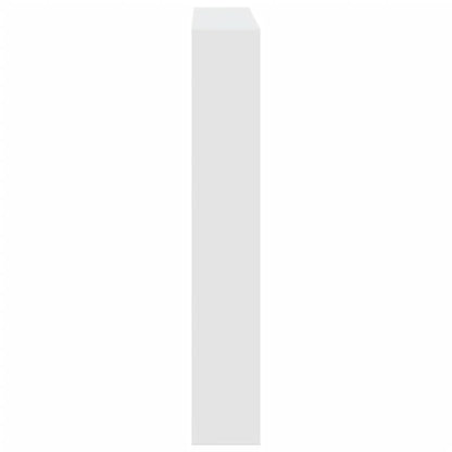 Hoofdbordkast Met Led-Verlichting 120 x 17 x 102 cm Wit