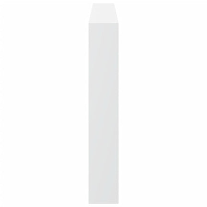 Hoofdbordkast met LED-verlichting 180x17x102 cm wit