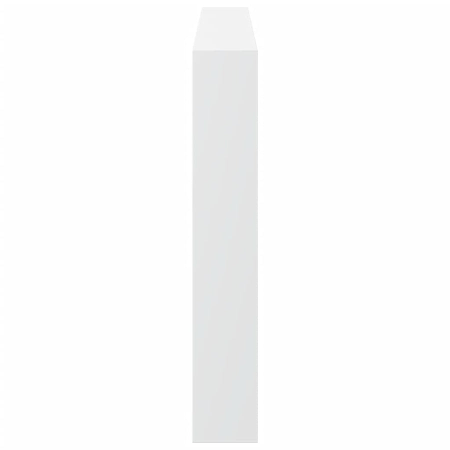 Hoofdbordkast met LED-verlichting 180x17x102 cm wit